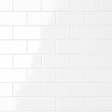 Basic White 3x6 Polished Ceramic Subway Wall Tile