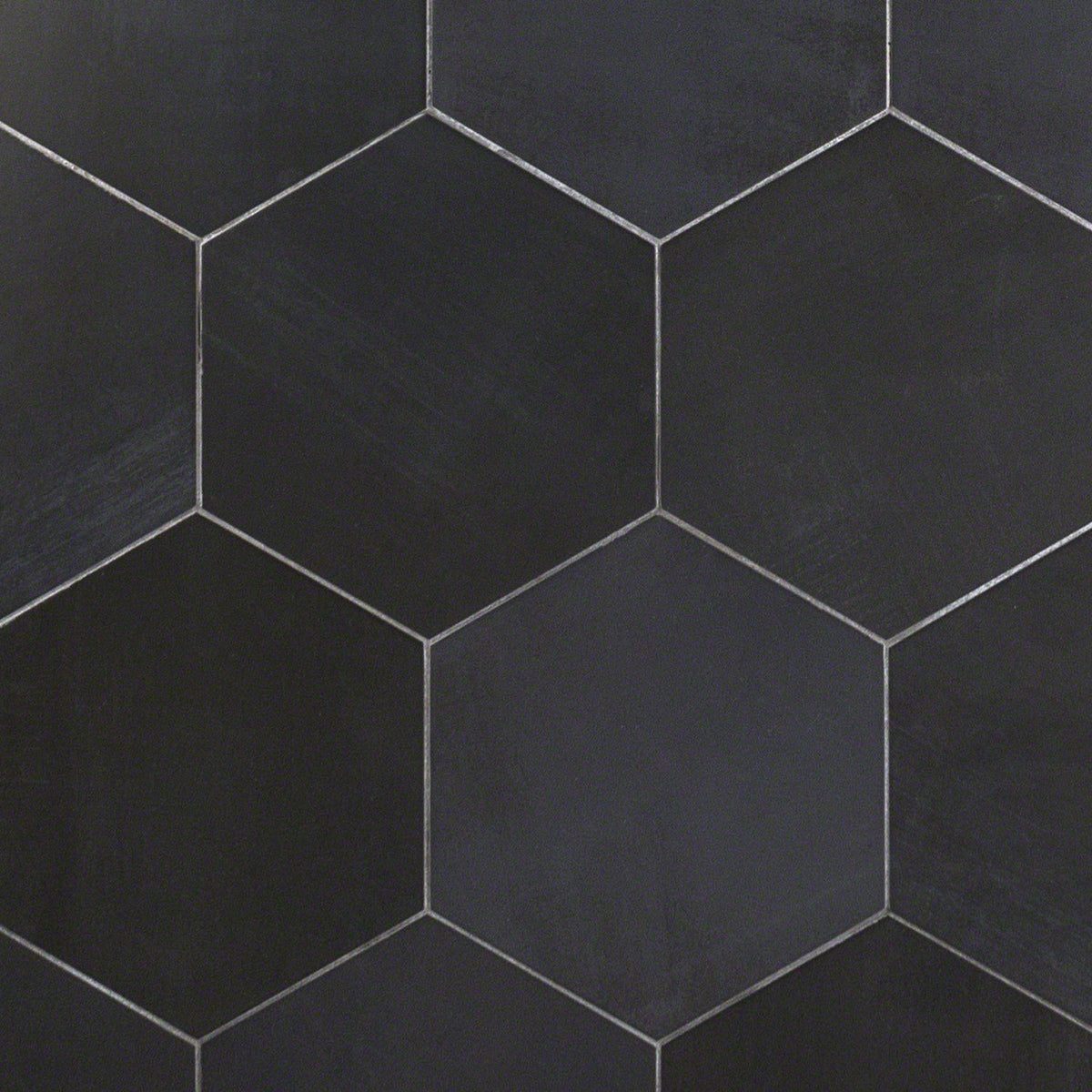 Paige Antracite Black 10" Hexagon Matte Porcelain Tile