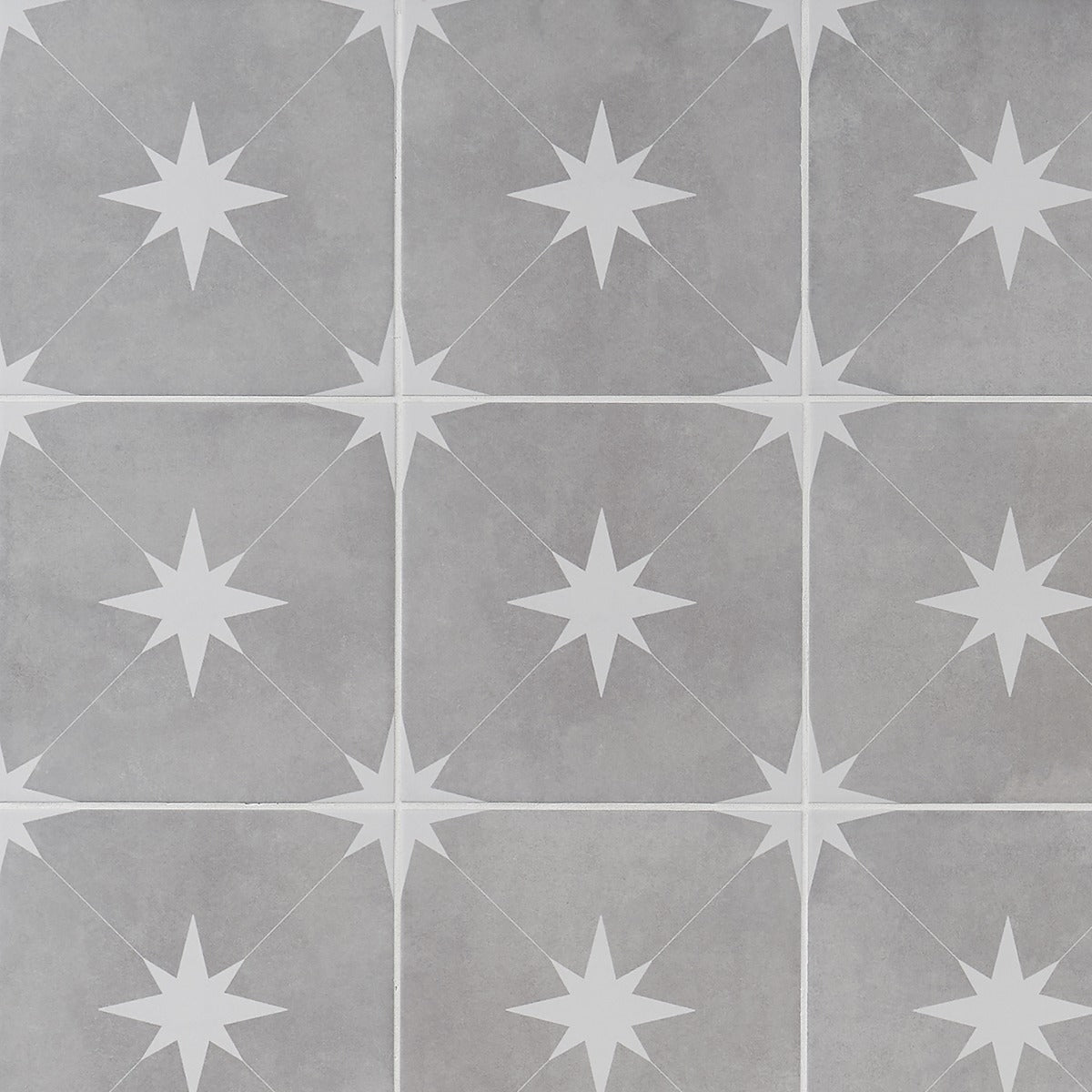 Tau Gris Gray 9x9 Matte Porcelain Tile - Lux Tile