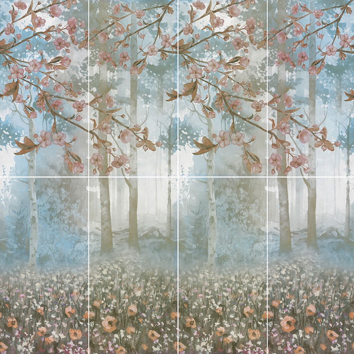 Paula Purroy Secret Forest 24x48 Porcelain Tile - Artisan Decor