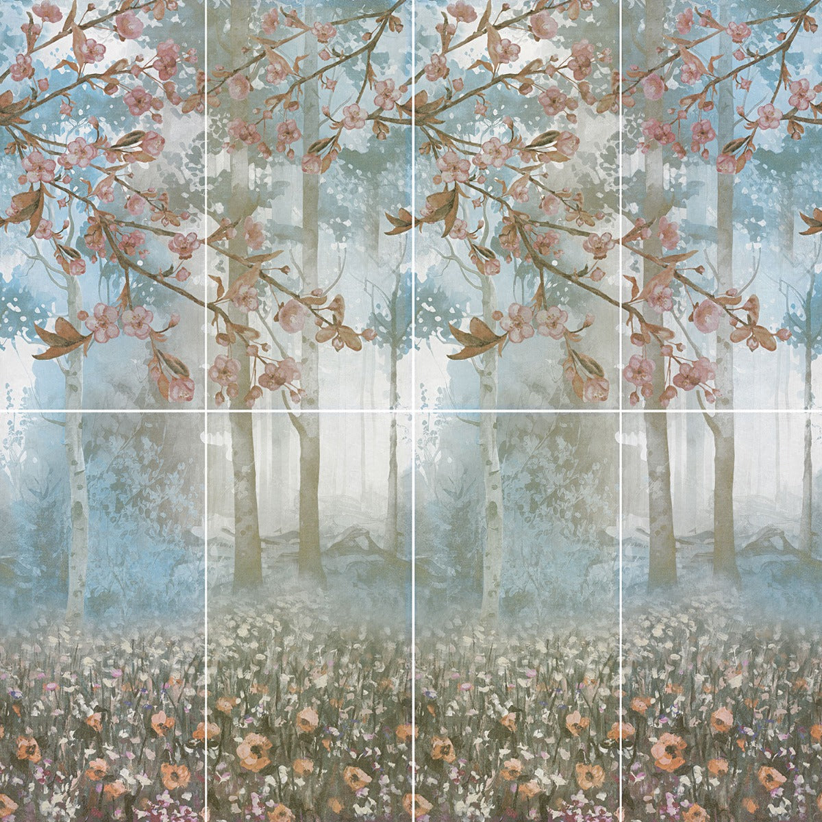 Paula Purroy Secret Forest 24x48 Porcelain Tile - Artisan Decor