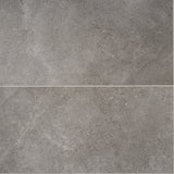 Lux Tile New Rock Fossil Dark Gray 12x24 Matte Porcelain Tile