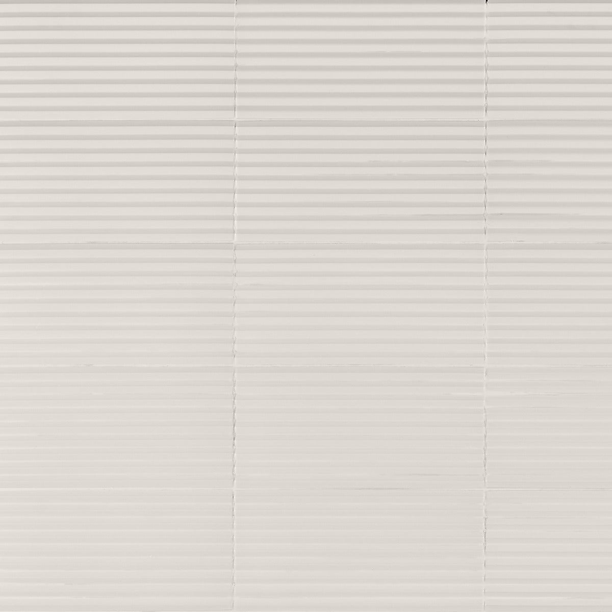 Zeal Linear 3D Matte Porcelain Tile - 5x10 White