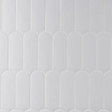 Parry Mist Gray 3x8 Fishscale Matte Ceramic Wall Tile - Lux Tile
