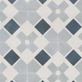 Lapaz Cross Blue 9x9 Matte Porcelain Tile - Lux Tile