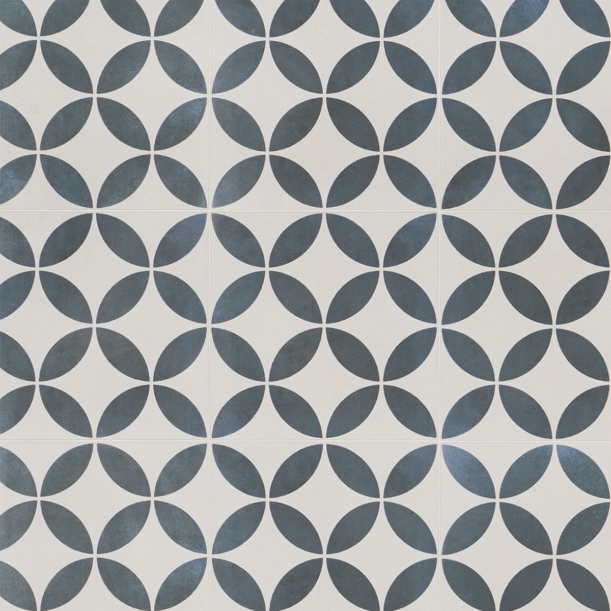 Lapaz Petals Blue 9x9 Matte Porcelain Tile - Lux Tile