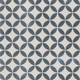 Lapaz Petals Blue 9x9 Matte Porcelain Tile - Lux Tile