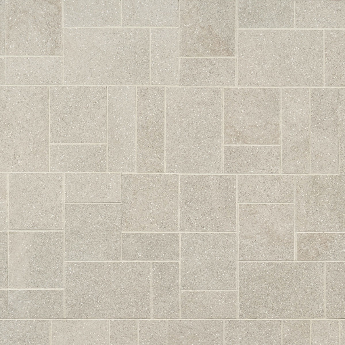 Acadia French Pattern Linen White Matte Porcelain Mosaic Tile - Tilebar
