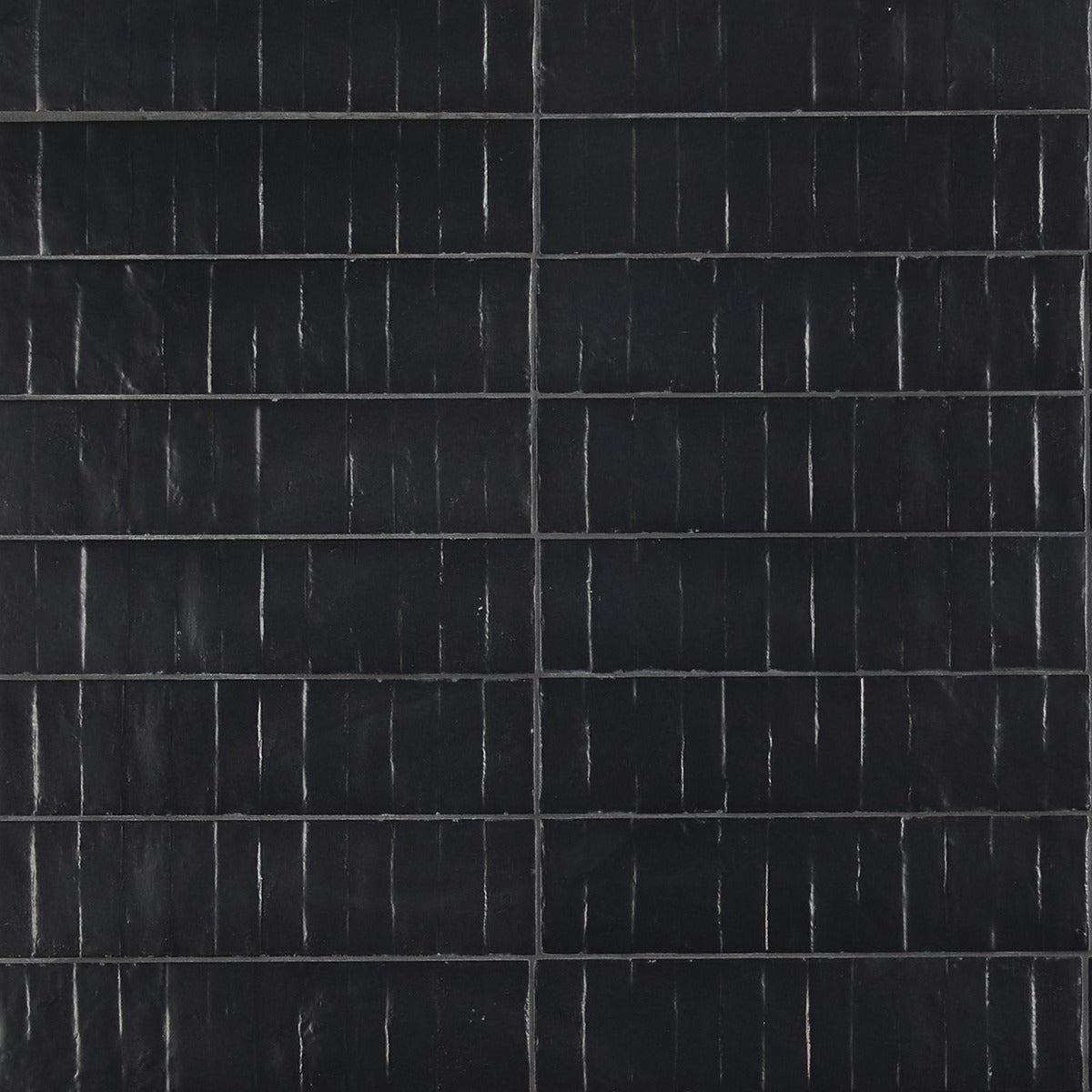 Rework Leather Black 3x12 Matte Porcelain Subway Tile - Lux Tile