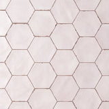Sasha Hex Rose Pink Matte Porcelain Tile - 6" Hexagon