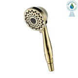 Delta 7-Spray 3.81 in. Wall Mount Handheld Shower Head in Polished Brass, 1.75 GPM