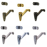idh by St. Simons 3-1/4 in. Solid Brass Hand Rail Bracket in Polished Brass No Lacquer