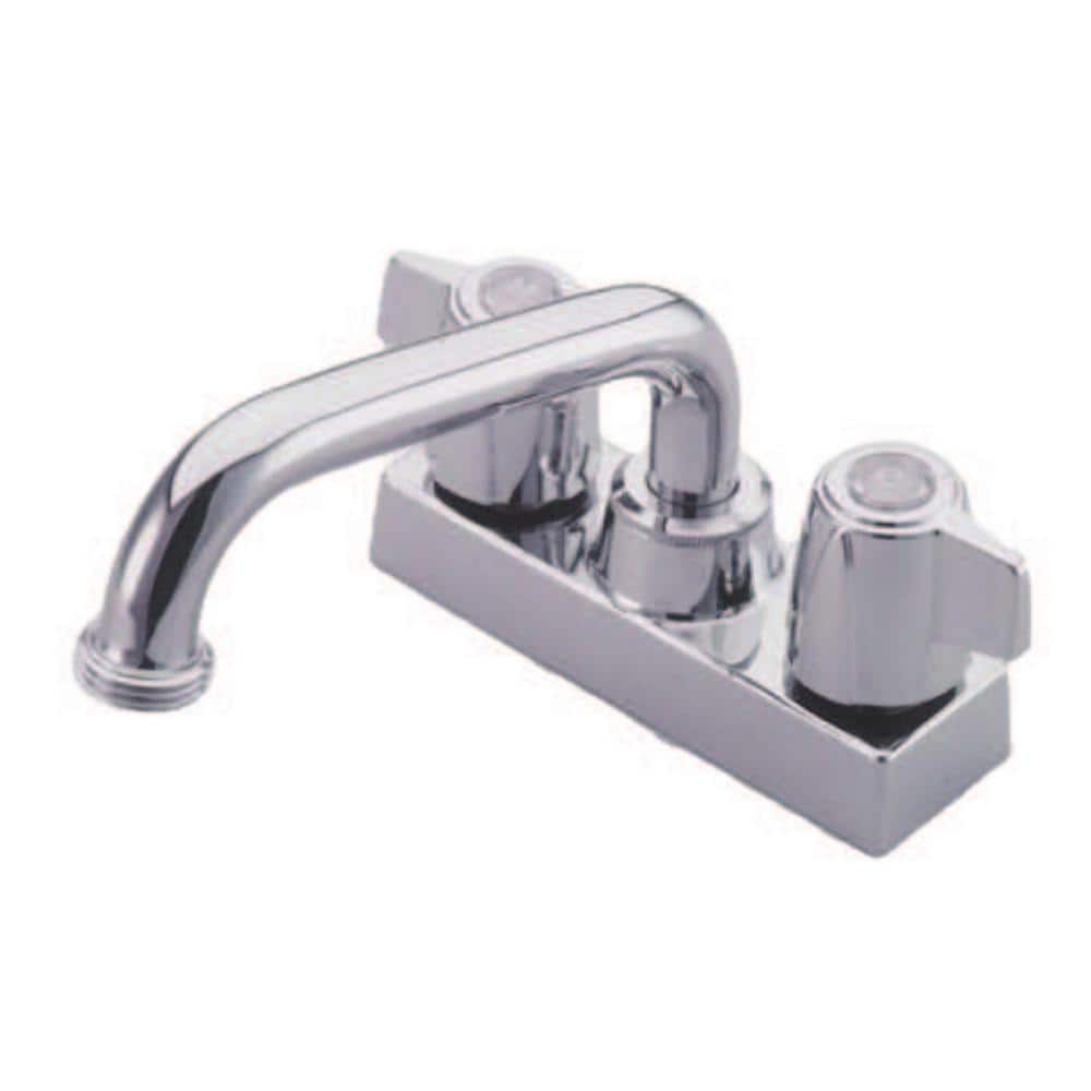Kingston Brass Polished Chrome 2-Handle Utility Faucet