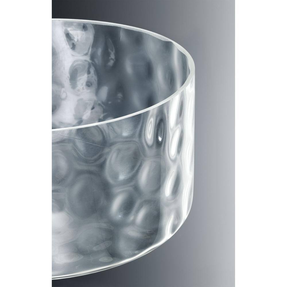 Progress Lighting Caress Collection 5-Light Polished Nickel Clear Water Glass Luxe Chandelier Light