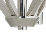 Progress Lighting Draper Collection 5-Light Polished Nickel Luxe Chandelier Light