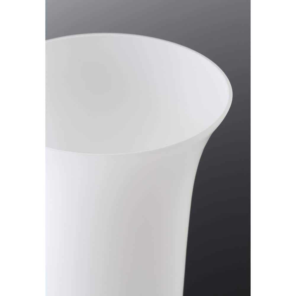 Progress Lighting Elina Collection 7-Light Polished Nickel Chandelier with Opal Glass