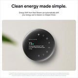 Google Nest Learning Thermostat (4th Gen) with Nest Temperature Sensor (2nd Gen) 2-Pack - Polished Obsidian