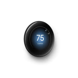 Google Nest Learning Thermostat (4th Gen) with Nest Temperature Sensor (2nd Gen) 2-Pack - Polished Obsidian