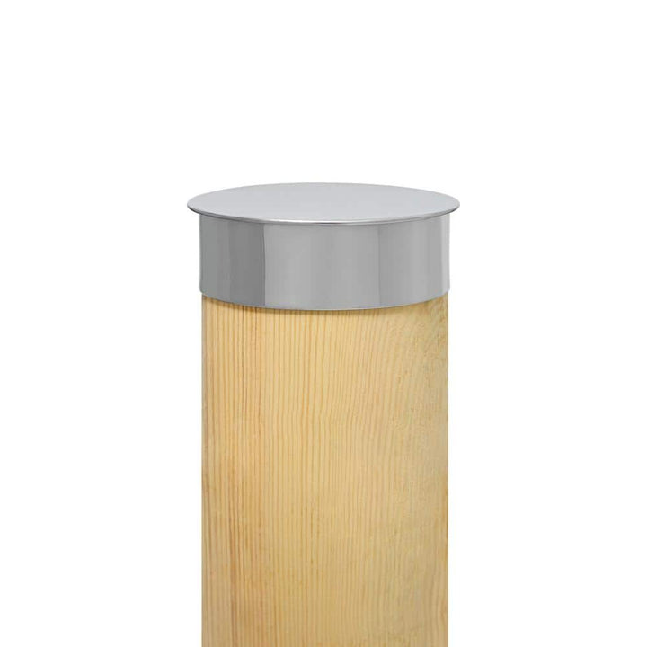 Protectyte 10 in. Diameter Stainless-Steel Piling Cap Nautical Style