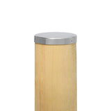 Protectyte 7 1/4 in. Diameter Stainless-Steel Piling Cap Pan Style