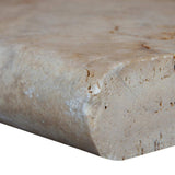MSI Porcini 2 cm. x 12 in. x 24 in. Brushed Travertine Pool Coping (2 sq. ft.)
