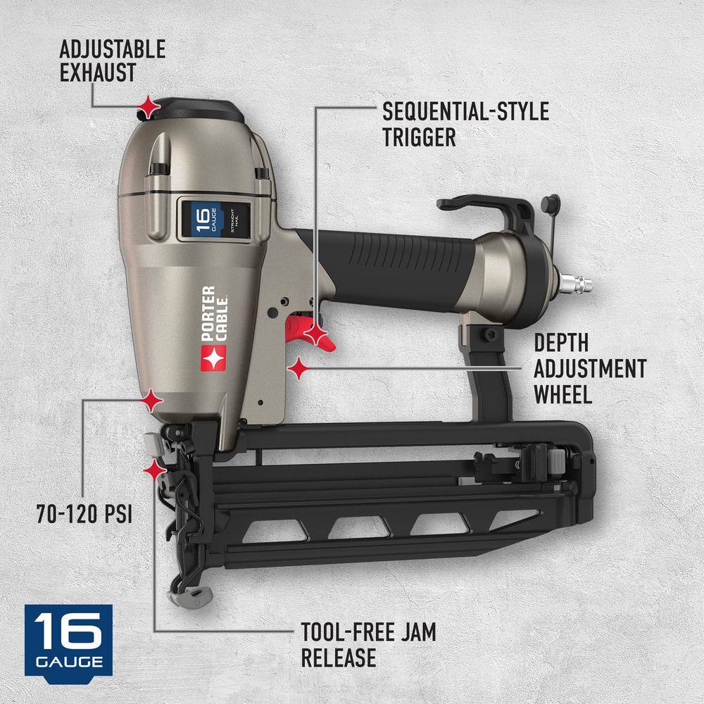 RIDGID 18-Gauge 2-1/8 in. Brad Nailer and 16-Gauge 2-1/2 in. Straight Finish Nailer Kit