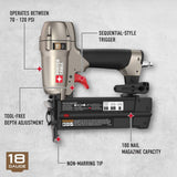RIDGID 18-Gauge 2-1/8 in. Brad Nailer and 16-Gauge 2-1/2 in. Straight Finish Nailer Kit