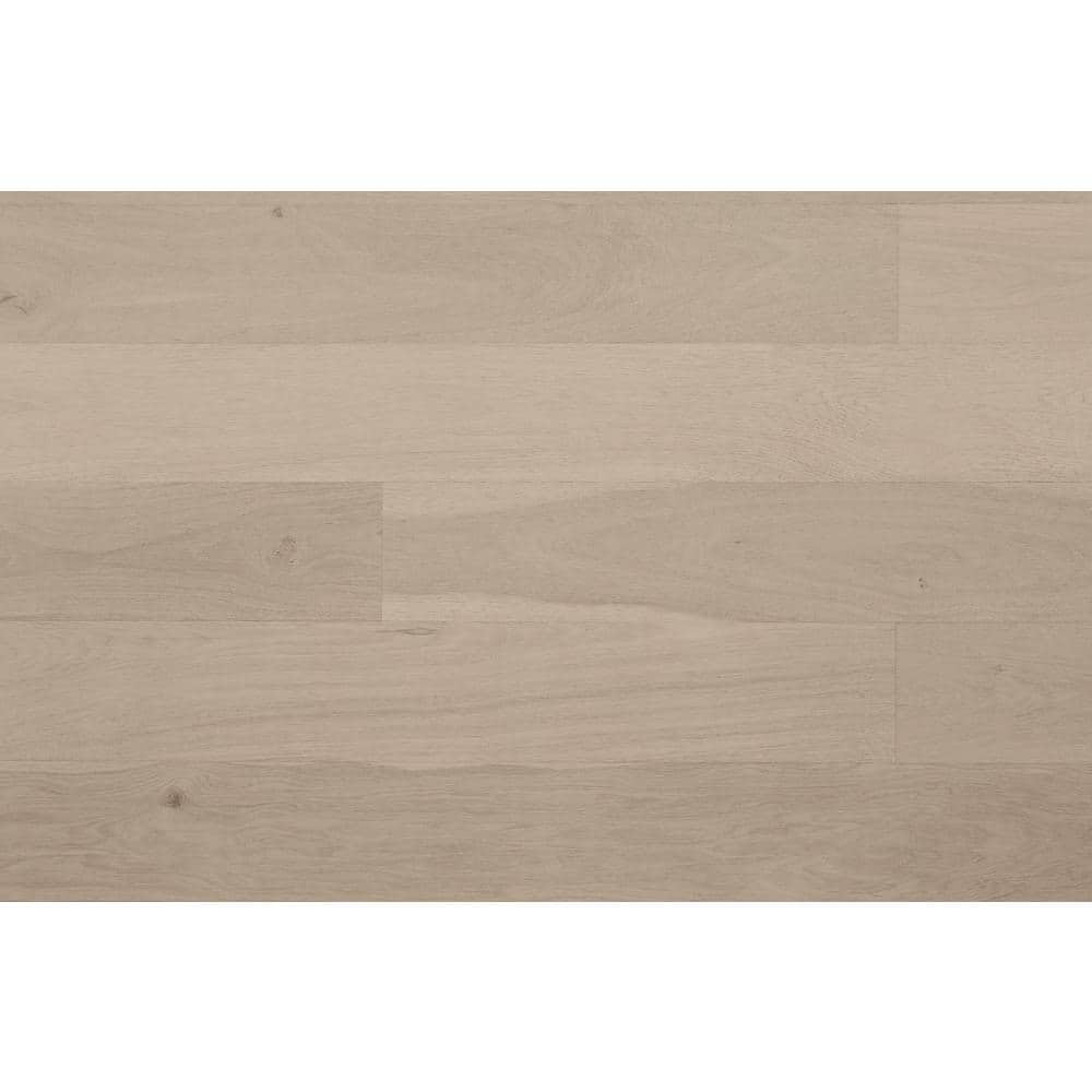 ASPEN FLOORING Portside White Oak 9/16 in. T x 8.66 in. W Tongue and Groove Wire Brushed Engineered Hardwood Flooring (31.25 sqft/case)