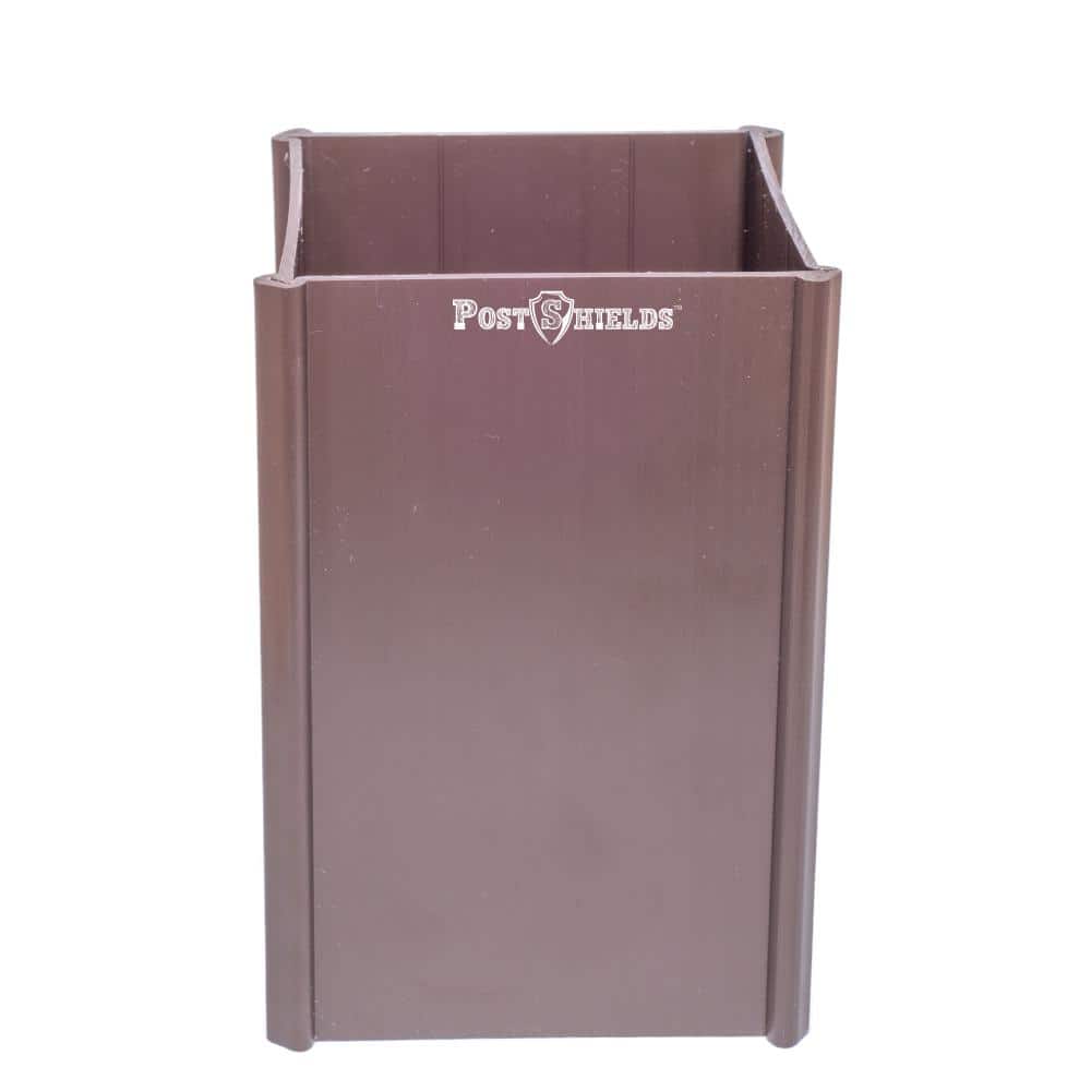 Post Shields 3.5 in. x 3.5 in. x 6 in. H Post Wrap in Bronze