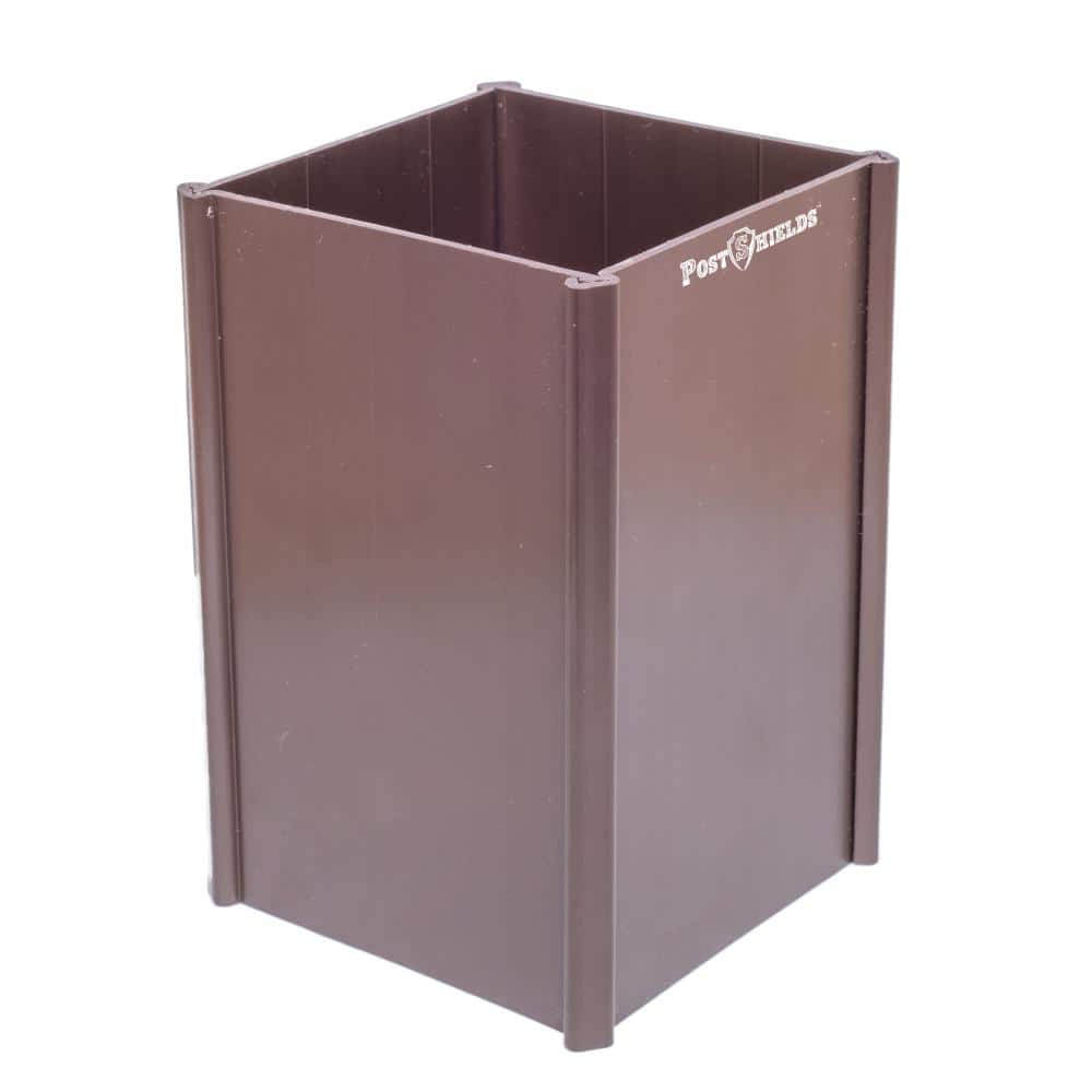 Post Shields 3.5 in. x 3.5 in. x 6 in. H Post Wrap in Bronze