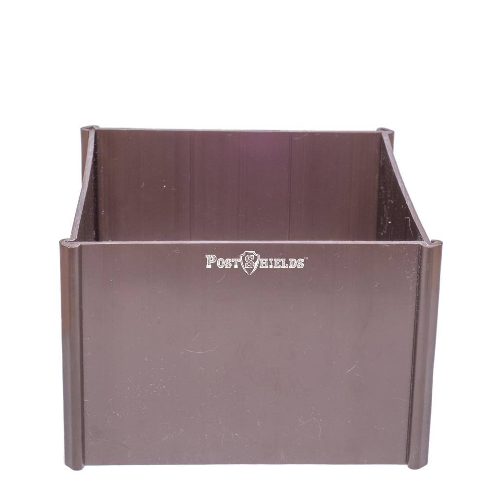 Post Shields 5.5 in. x 5.5 in. x 4 in. H Bronze Post Wrap