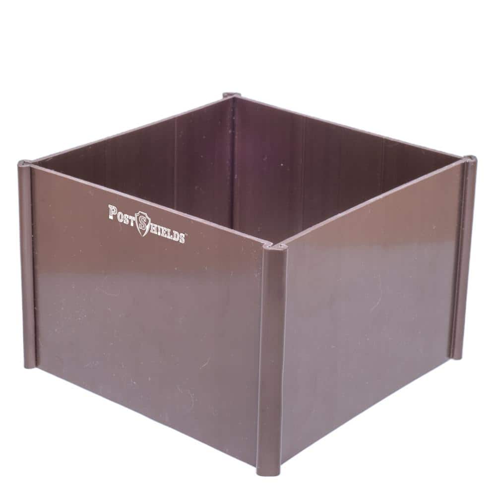 Post Shields 5.5 in. x 5.5 in. x 4 in. H Bronze Post Wrap