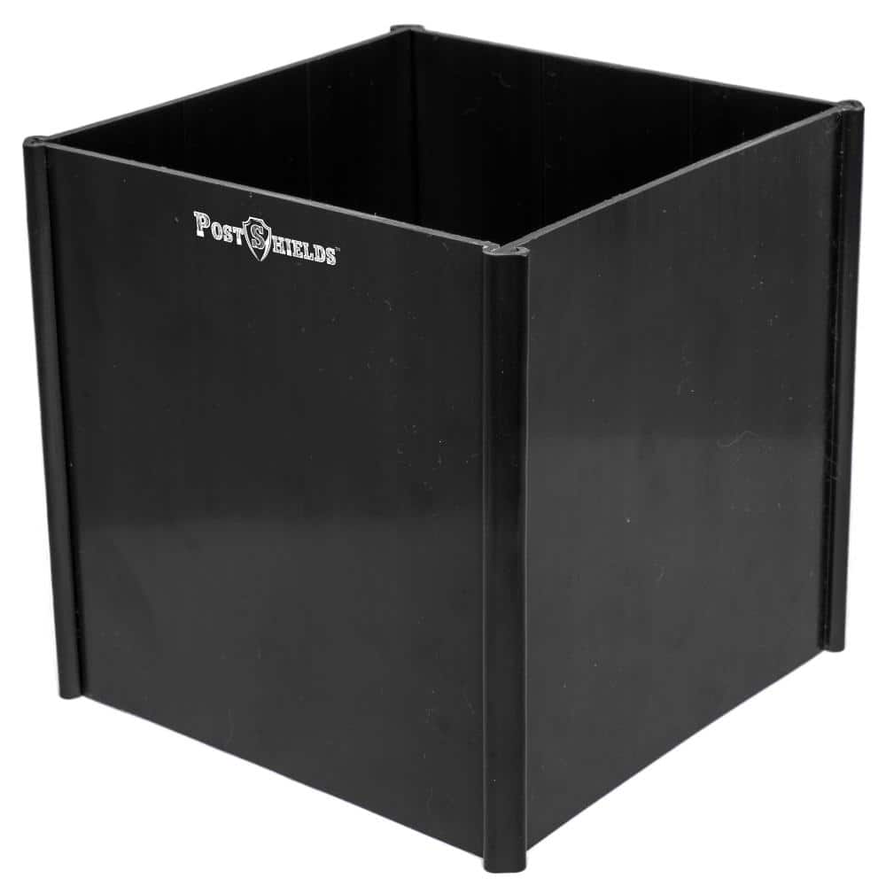 Post Shields 5.5 in. x 5.5 in. x 6 in. H Black Post Wrap