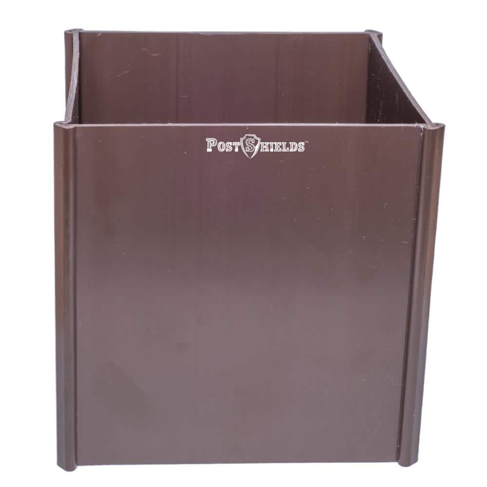 Post Shields 5.5 in. x 5.5 in. x 6 in. H Bronze Post Wrap