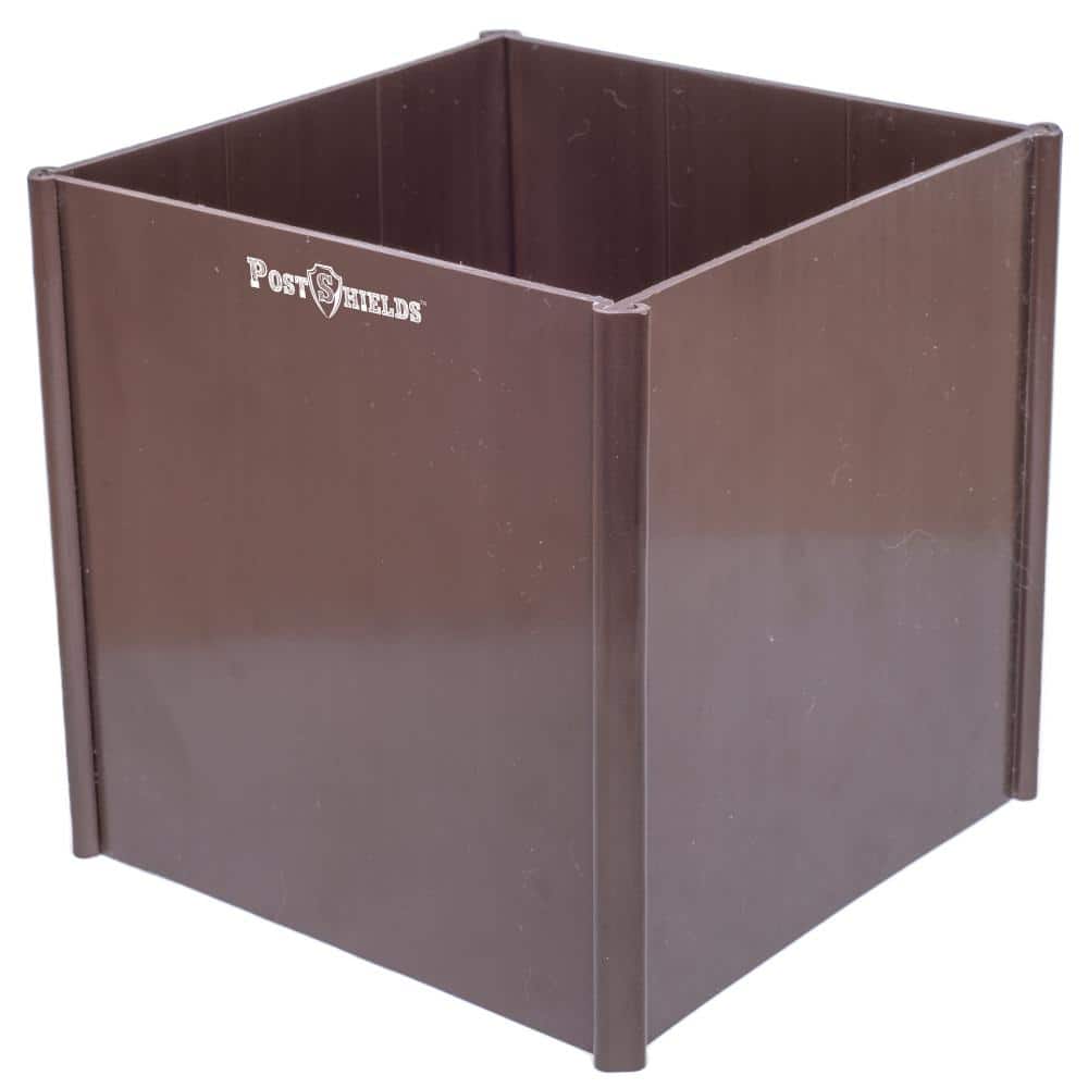 Post Shields 5.5 in. x 5.5 in. x 6 in. H Bronze Post Wrap
