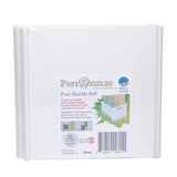 Post Shields 5.5 in. x 5.5 in. x 6 in. H White Post Wrap