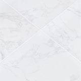 MSI Praia Carrara 2 cm. x 24 in. x 24 in. Matte Porcelain Stone Look Paver Tile (8 sq. ft./Case)