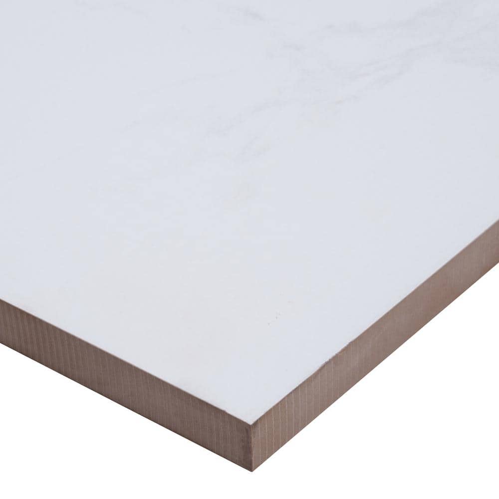 MSI Praia Carrara 2 cm. x 24 in. x 24 in. Matte Porcelain Stone Look Paver Tile (8 sq. ft./Case)
