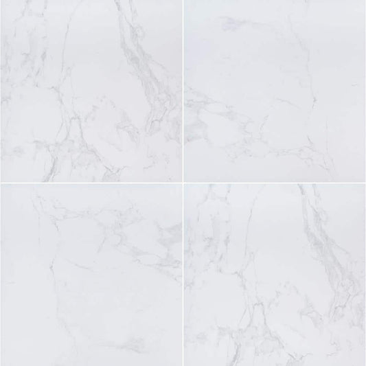 MSI Praia Carrara 2 cm. x 24 in. x 24 in. Matte Porcelain Stone Look Paver Tile (8 sq. ft./Case)