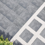 MSI Praia Grey 2 cm. x 24 in. x 24 in. Matte Porcelain Stone Look Paver Tile (8 sq. ft./case)