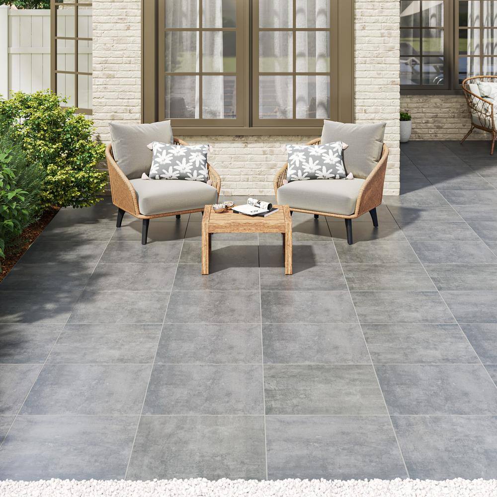 MSI Praia Grey 24 in. x 24 in. Matte Porcelain Paver Floor Tile (224 sq. ft. / Pallet)