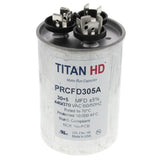 Titan HD PRCFD305A capacitor - front view (Product Type: Capacitor; Voltage: 440/370V)
