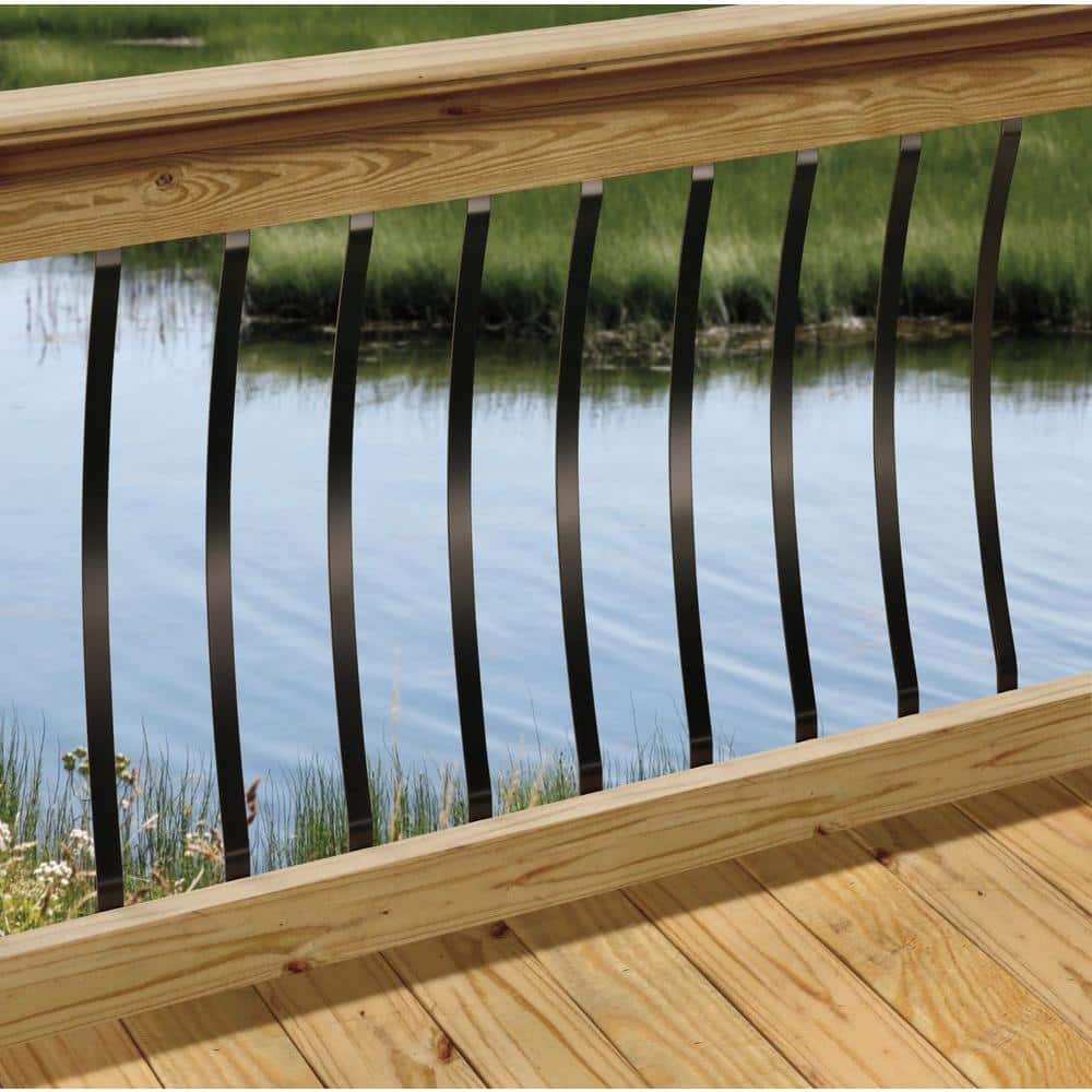 2 in. x 4 in. x 6 ft. Pressure-Treated Wood Moulded Hand Rail