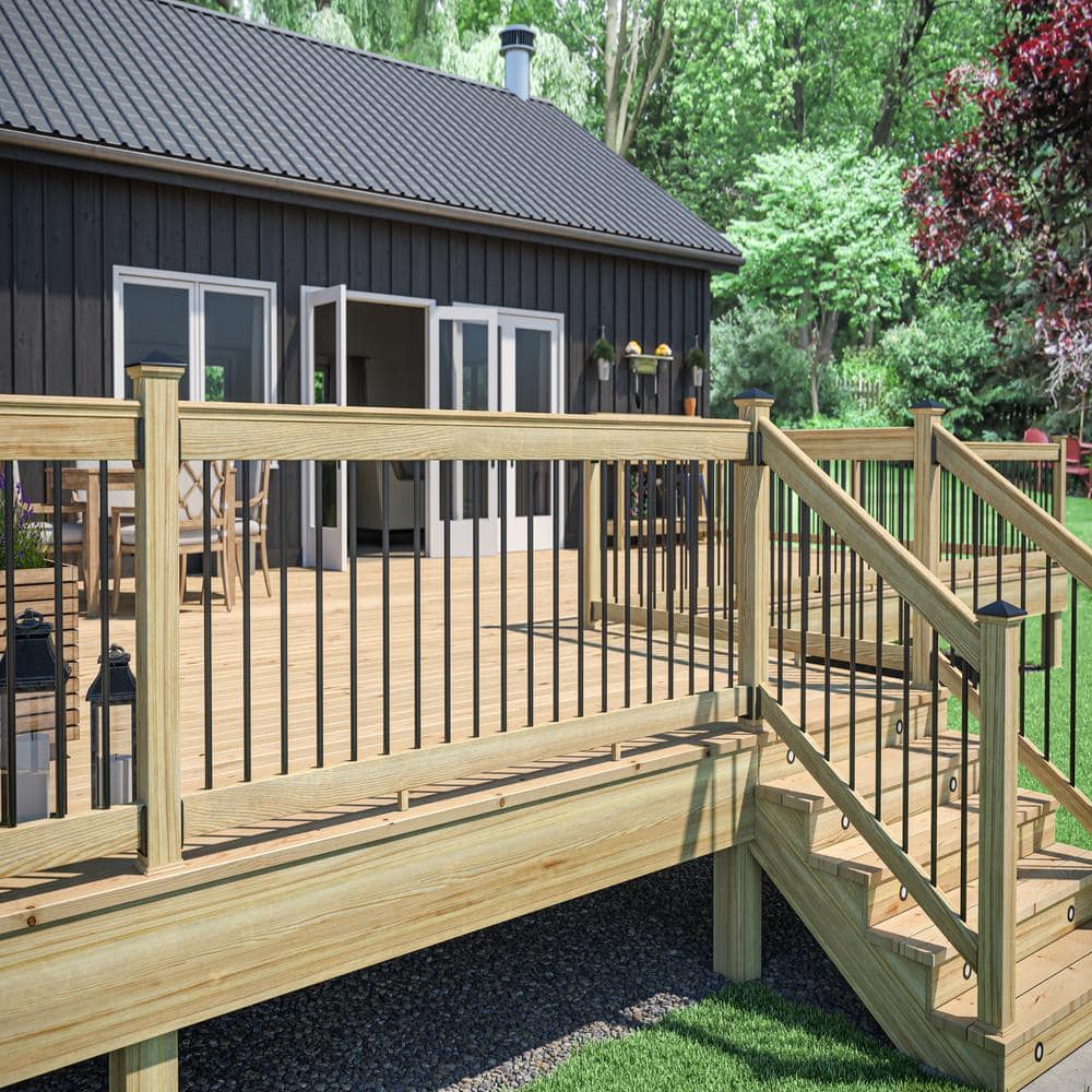 ProWood 8-Step Ground Contact Pressure Treated Pine Stair Stringer