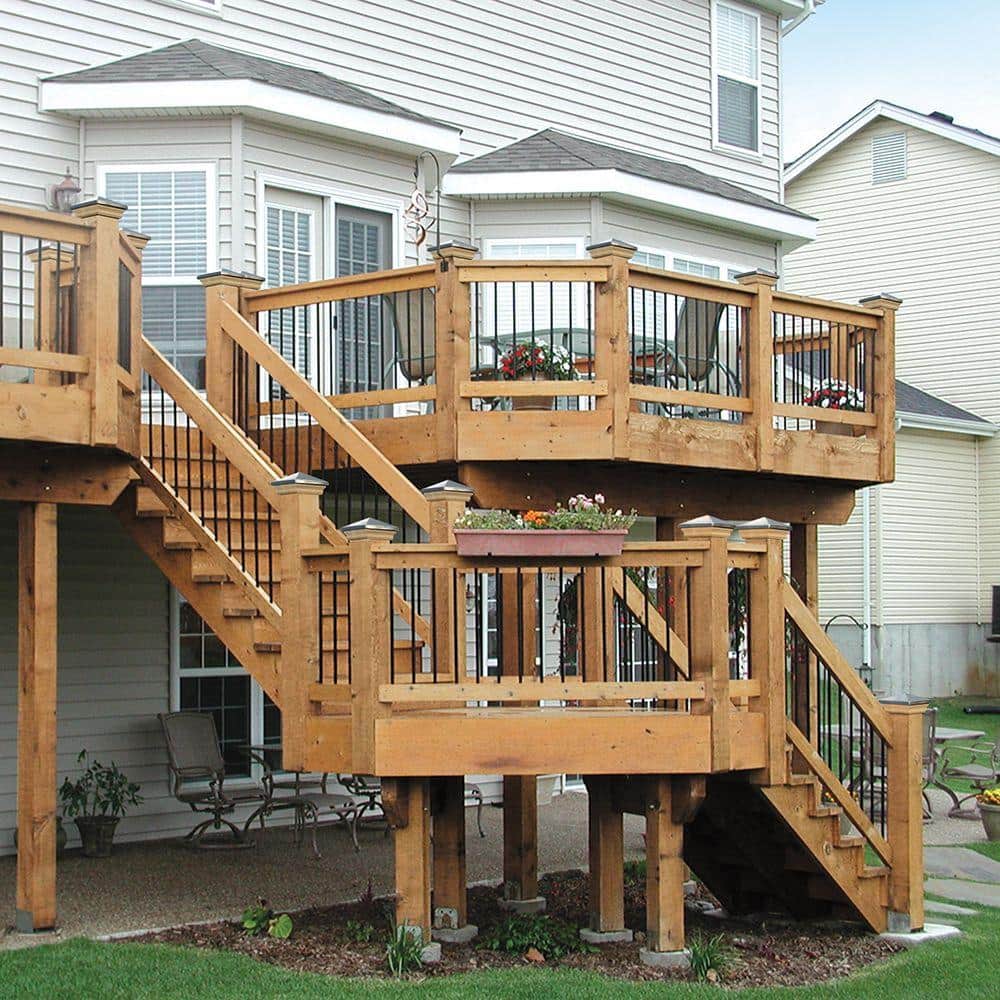 ProWood 8-Step Ground Contact Pressure Treated Pine Stair Stringer