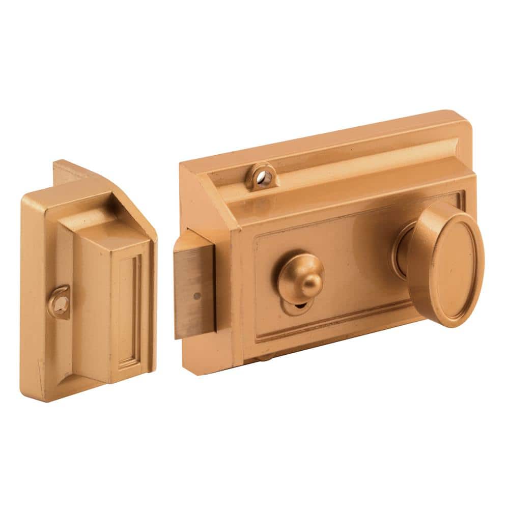 Diecast Brass Night Latch and Locking Cylinder
