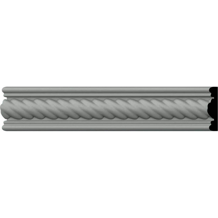Ekena Millwork 1/2 in. x 2 in. x 94-1/2 in. Polyurethane Alexandria Rope Casing