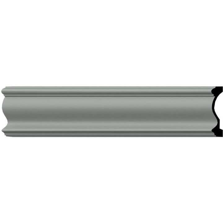 Ekena Millwork 1-3/8 in. x 6 in. x 94-1/2 in. Polyurethane Ashford Casing Moulding