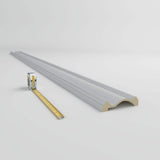 Ekena Millwork 1-3/8 in. x 6 in. x 94-1/2 in. Polyurethane Ashford Casing Moulding