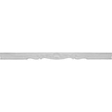 Ekena Millwork 2-1/2 in. x 94-1/2 in. x 6 in. Polyurethane Ashford Shell Casing Facia